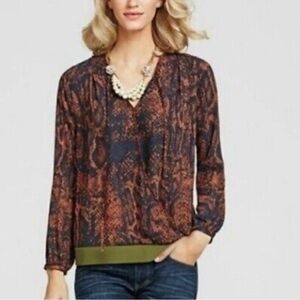 CAbi Snakeskin Blouse
